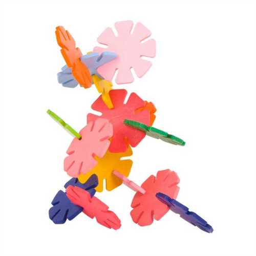 Bigjigs fa színes Daisy fun készlet 144 db-os
