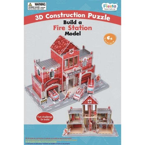 Fiesta Crafts 3D építőjáték készlet tűzoltóság