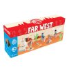 Jeujura fa építőkészlethez fa figurák Wild West 12 db