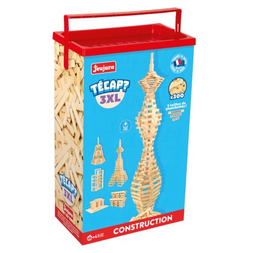 Jeujura fa építőkészlet Técap 3XL 300 db-os
