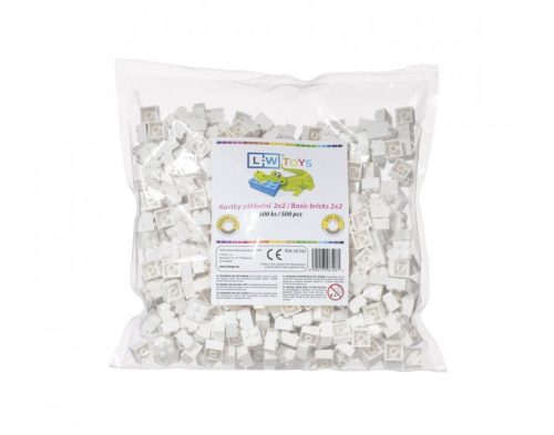 LW Toys kompatibilis építőjáték alapkockák 2x2 készlet 500 db