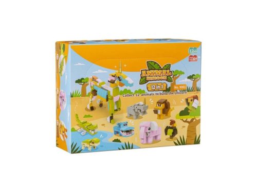 LW Toys kompatibilis építőjáték Állati királyság 12 az 1-ben