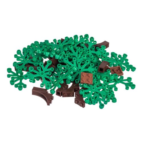 LW Toys kompatibilis építőjáték Kreatív fakészlet 50 db
