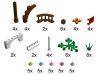 LW Toys kompatibilis építőjáték Creative készlet lányoknak II. 70 db