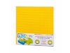LW Toys kompatibilis építőjáték tábla / alap 32x32 sárga