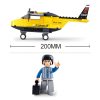Sluban kompatibilis építőkészlet Aviation M38-B0360 oktatórepülőgép 110 db
