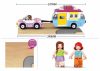 Sluban kompatibilis építőkészlet Girls Dream Holidays M38-B0606 Autó lakókocsival 281 db