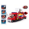 Sluban kompatibilis építőkészlet Fire M38-B0622 tűzoltó 4 db-os készlet 646 db