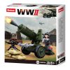 Sluban kompatibilis építőkészlet Army WWII M38-B0678A 4into1 páncéltörő fegyver 88 db