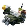 Sluban kompatibilis építőkészlet Army WWII M38-B0678B 4into1 Patrol Jeep 91 db