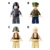 Sluban kompatibilis építőkészlet Army WWII M38-B0678 4 féle, 8 db-os készlet 668 db