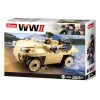 Sluban kompatibilis építőkészlet Army WWII M38-B0690 német kétéltű autó Schwimmwagen 106 db