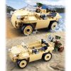 Sluban kompatibilis építőkészlet Army WWII M38-B0690 német kétéltű autó Schwimmwagen 106 db
