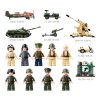 Sluban kompatibilis építőkészlet Army WWII M38-B0697 Kurszki csata 1001 db