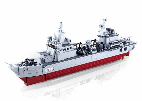 Sluban kompatibilis építőkészlet Model Bricks M38-B0701 Szállítóhajó 497 db