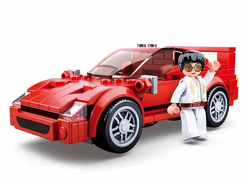 Sluban kompatibilis építőkészlet Model Bricks M38-B0706D Olasz sportautó 163 db