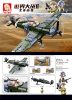 Sluban kompatibilis építőkészlet Army WWII M38-B0712 könnyű vadászgép 290 db