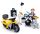 Sluban kompatibilis építőkészlet Town Motorcycle M38-B0717B Dobos, motorkerékpárral 76 db
