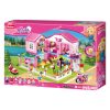 Sluban kompatibilis építőkészlet Girls Dream M38-B0721 Villa 896 db