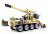Sluban kompatibilis építőkészlet Army M38-B0751 Mozgatható ágyú 8x8 161 db