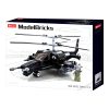 Sluban kompatibilis építőkészlet Model Bricks M38-B0752 Ka-50 Black Shark harci helikopter 333 db