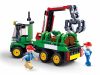 Sluban kompatibilis építőkészlet Town Farm M38-B0778 Traktor rönk utánfutóval 209 db