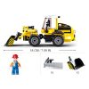 Sluban kompatibilis építőkészlet Town Construction M38-B0803 Kotrógép lapáttal 200 db