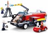 Sluban kompatibilis építőkészlet Fire M38-B0808 Repülőtéri tűzoltóautó 381 db