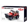 Sluban kompatibilis építőkészlet Model Bricks M38-B0816 Off Road Red 4x4 253 db