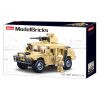 Sluban kompatibilis építőkészlet Army M38-B0837 Hummer harci off road 265 db