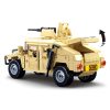 Sluban kompatibilis építőkészlet Army M38-B0837 Hummer harci off road 265 db