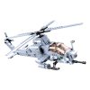 Sluban kompatibilis építőkészlet Army M38-B0838 AH-17 Viper Attack "Apachi" Harci Helikopter 482 db