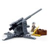 Sluban kompatibilis építőkészlet Army WW2 M38-B0852 Légvédelmi ágyú 115 db