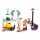 Sluban kompatibilis építőkészlet Girls Dream Village M38-B0869 Festő a parkban 114 db