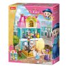 Sluban kompatibilis építőkészlet Girls Dream Village M38-B0875 Kétszintes ház tetőtérrel 287 db