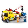 Sluban kompatibilis építőkészlet Town M38-B0877 Vontató, motorral 205 db