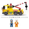 Sluban kompatibilis építőkészlet Town M38-B0877 Vontató, motorral 205 db