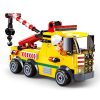 Sluban kompatibilis építőkészlet Town M38-B0877 Vontató, motorral 205 db