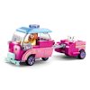 Sluban kompatibilis építőkészlet Girls Dream M38-B0921C Macska jármű 116 db