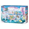 Sluban kompatibilis építőkészlet Girls Dream Happy Diary M38-B0929 Úszó villa medencével 938 db