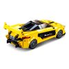 Sluban kompatibilis építőkészlet Model Bricks M38-B0956 sárga versenyautó 283 db