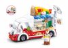 Sluban kompatibilis építőkészlet Girls Dream M38-B0993D Pizza jármű 156 db