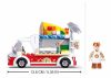 Sluban kompatibilis építőkészlet Girls Dream M38-B0993D Pizza jármű 156 db