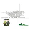 Sluban kompatibilis építőkészlet Model Bricks M38-B1010 harckocsi STRV 103 692 db