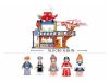 Sluban kompatibilis építőkészlet Girls Dream M38-B1019 Tako Yaki japán bisztró 548 db