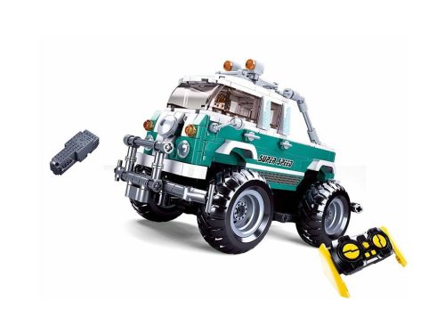Sluban kompatibilis építőkészlet Power Bricks M38-B1020 távirányítós Monster SUV RC T2 jármű 397 db