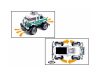 Sluban kompatibilis építőkészlet Power Bricks M38-B1020 távirányítós Monster SUV RC T2 jármű 397 db