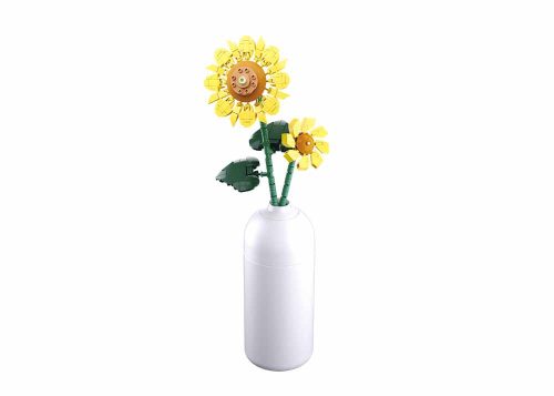 Sluban kompatibilis építőkészlet Flowers M38-B1101-10 Napraforgó vázában 245 db