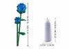 Sluban kompatibilis építőkészlet Flowers M38-B1101-11 Kék rózsa vázában 254 db