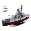 Sluban kompatibilis építőkészlet Model Bricks M38-B1102 Bismarck csatahajó 2 az 1-ben 1849 db